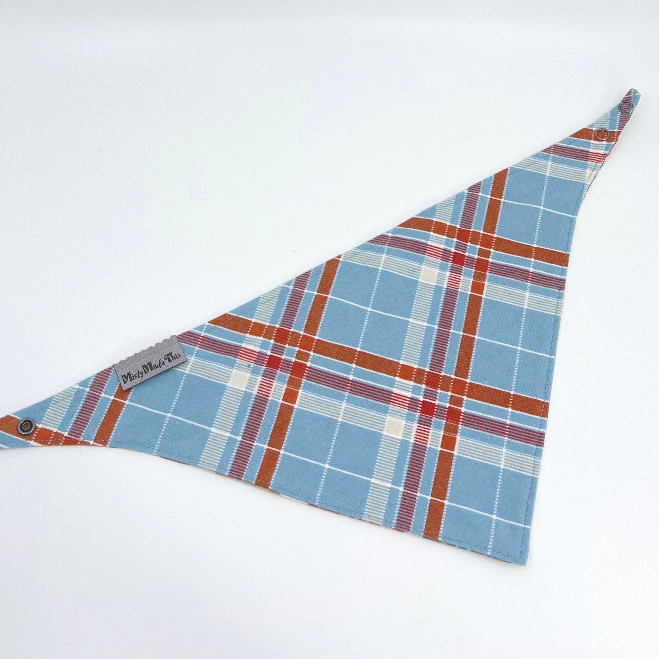 Scout Badges with Plaid Flannel Pet Bandana