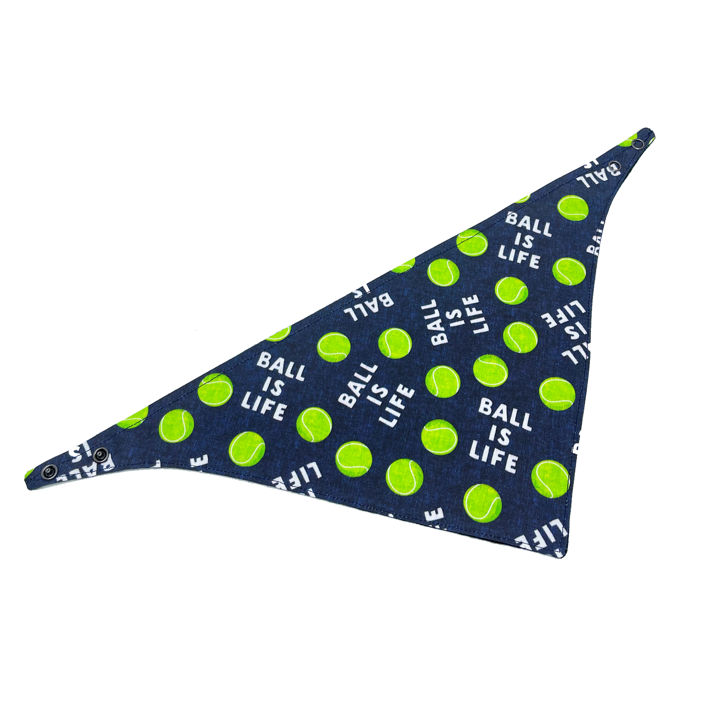 Ball Is Life with Plaid Flannel Pet Bandana