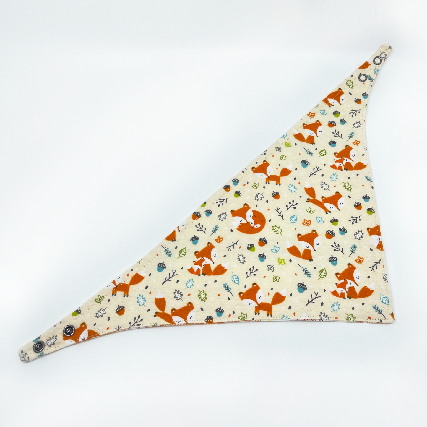 Flannel Sleepy Time Fox Pet Bandana