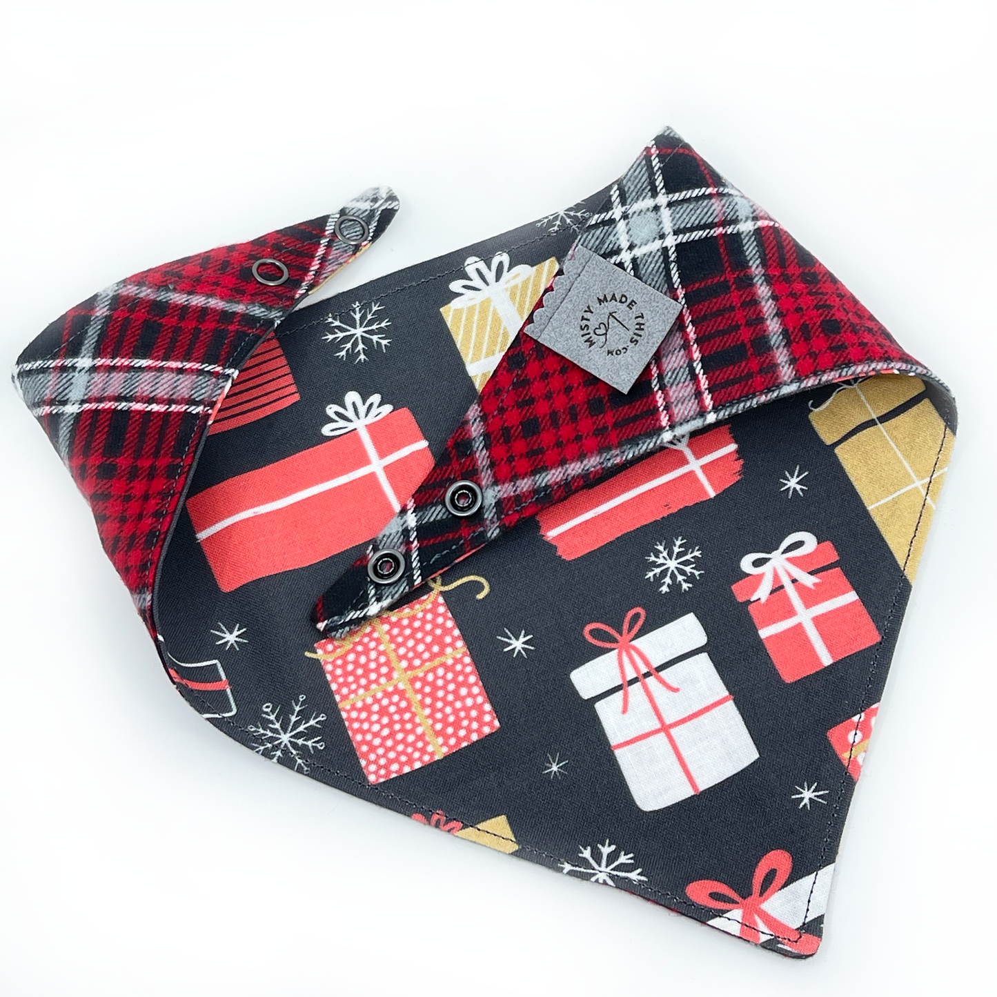 You Are A Gift with Plaid Flannel Pet Bandana