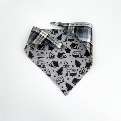 Campers with Plaid Flannel Pet Bandana