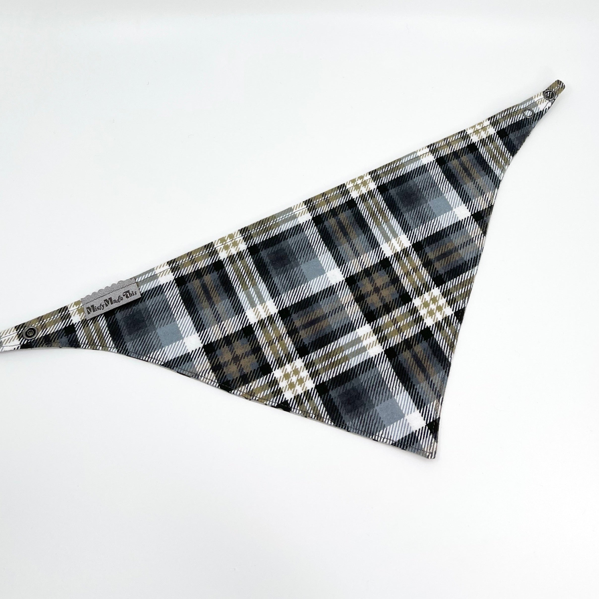 Campers with Plaid Flannel Pet Bandana